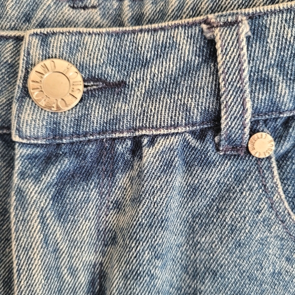 House of Holland Plaid Patchwork Distressed Jeans - Picture 3 of 8